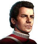 Admiral Kirk fleet commander portrait from the Explorer catalog